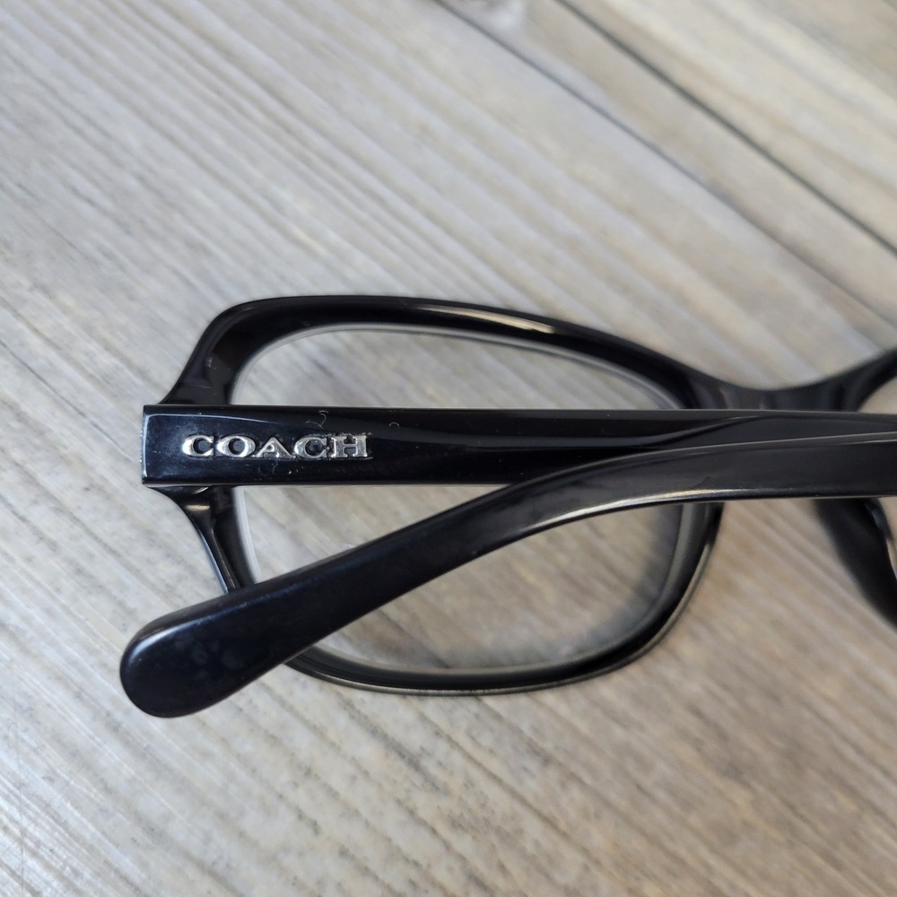 Coach Eyeglass Frames HC 6097 Women 5002 Black Full Rim 52-18-135 - Picture 9 of 13